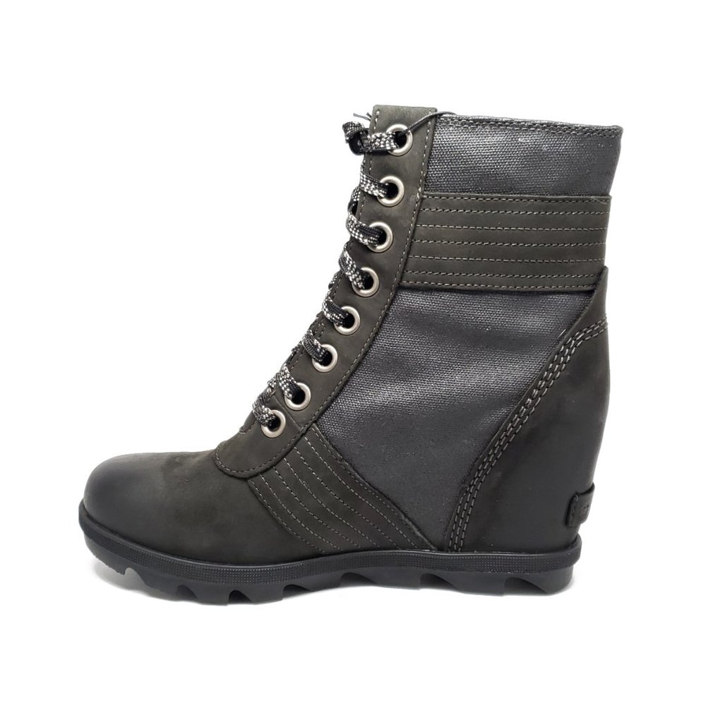 Sorel Lexie Wedge Boots in Black Size 6.5 8 9.5 - Picture 3 of 9